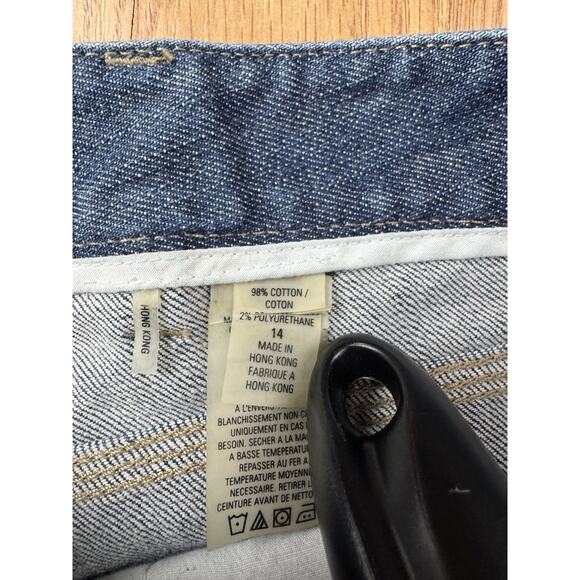 Elie Tahari Mid-Rise Flare Denim Blue Jeans Womens Size 14 Great Condition - Picture 8 of 10